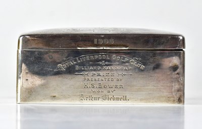 Lot 721 - An Edward VII hallmarked silver cigarette case...