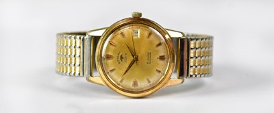 Lot 1001 - ROTARY; a gold-plated Super 41 wristwatch, the...