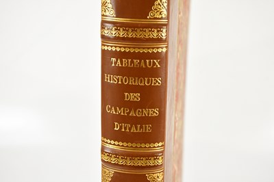 Lot 101 - TABLEAUX HISTORIQUES DES CAMPAGNES D’ITALIE...