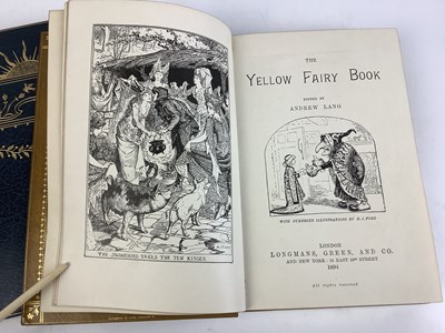 Lot 176 - LANG (ANDREW), THE YELLOW FAIRY BOOK, 1894;...
