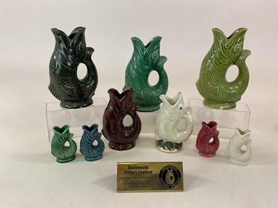 Lot 275 - DARTMOUTH POTTERY; a collection of nine...