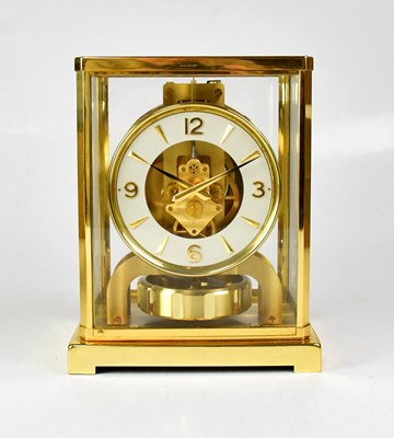 Lot 159 - JAEGER-LECOULTRE; an Atmos mantel clock, the...