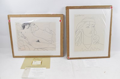 Lot 291 - AFTER PABLO PICASSO; two limited edition...