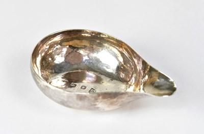 Lot 709 - A Georgian hallmarked silver pap dish, Chester...