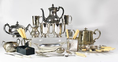 Lot 681 - A quantity of silver-plated ware to include...