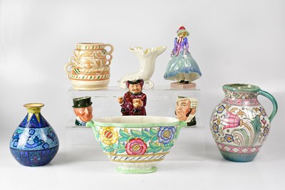 Lot 237 - A collection of ceramics to include Crown...