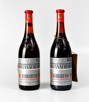 Lot 830 - Two bottles of Fontanafredda Barbaresco, 1973...