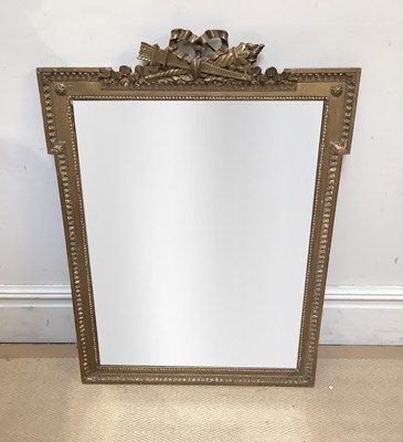 Lot 41 - A reproduction gilt framed rectangular wall...