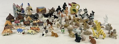 Lot 336 - DEVONWARE; a large collection of miniatures...