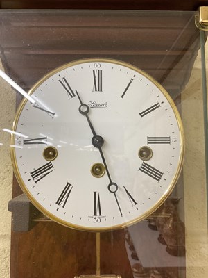 Lot 111 - HERMLE, GERMANY; a modern regulated wall clock,...