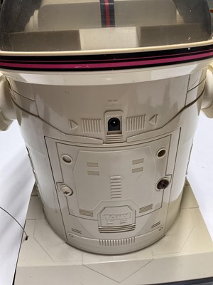 Lot 174 - TOMY; an Omnibot robot and one other, taller...