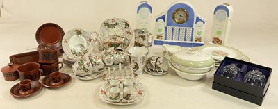 Lot 291 - PHOENIX WARE; a 1930s breakfast set, with gold...