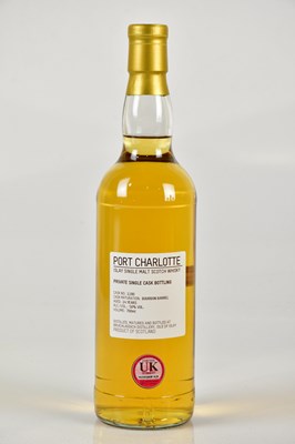 Lot 843 - WHISKY; a single bottle Port Charlotte Islay...