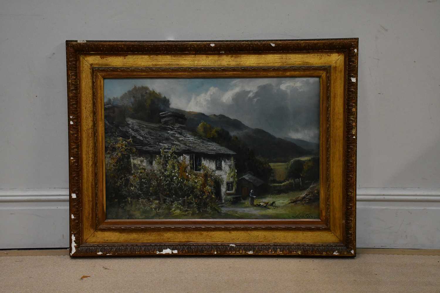Lot 1698 - HENRY HADFIELD CUBLEY (1858-1934); oil on...