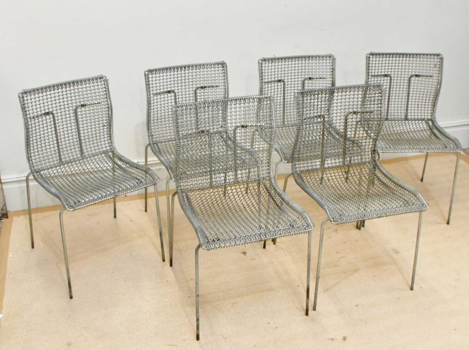Lot 175 - ATTRIBUTED TO TERENCE CONRAN; six wire work...