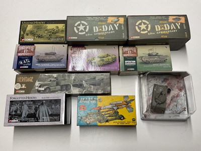 Lot 195 - CORGI; military collection, to include vintage...