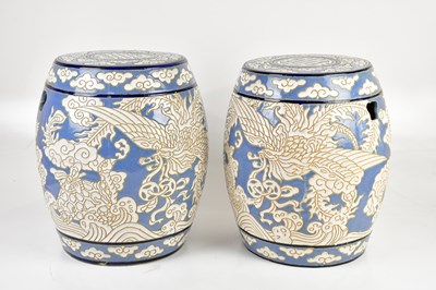 Lot 1062 - A pair of 20th century Chinese blue and white...