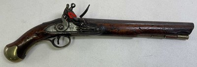 Lot 78 - TOWER; a late 18th century flintlock pistol,...