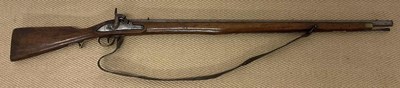 Lot 82 - An early 19th century rifle converted from...