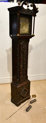 Lot 308 - COURTER, RUTHIN; a 19th century carved oak...