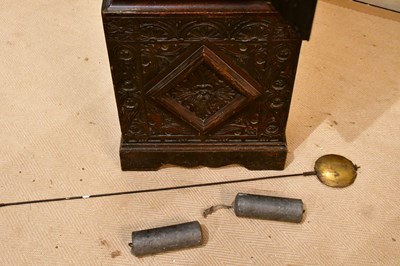 Lot 308 - COURTER, RUTHIN; a 19th century carved oak...
