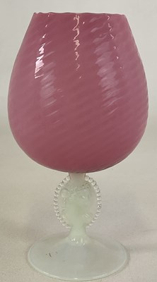 Lot 350 - FLORIS MEYDAM; a large opalescent and pink...