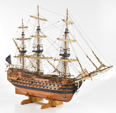 Lot 1238 - ARMADA; a model of the H.M.S Victory, height...