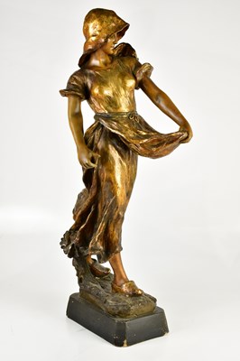 Lot 395 - GOLDSCHEIDER; a large and impressive bronze...