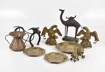 Lot 1339 - A small collection of metalware comprising an...