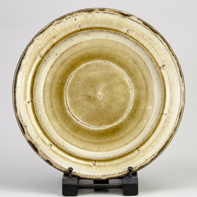 Lot 339 - JIM MALONE (born 1946); a stoneware charger...