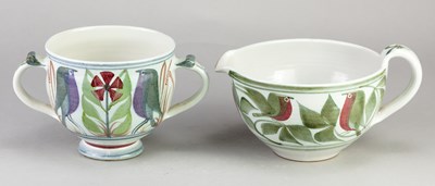 Lot 422 - LAURENCE McGOWAN (born 1942); a Maiolica style...