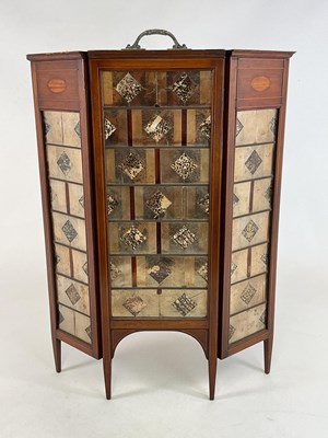 Lot 802 - An early 20th century decorative mahogany and...