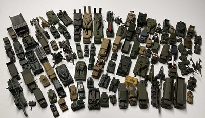 Lot 156 - DINKY; a large collection of military toys,...