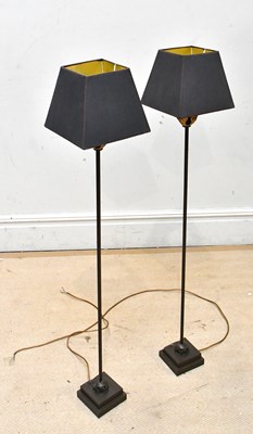 Lot 372 - A pair of modern bronzed and gilt metal...